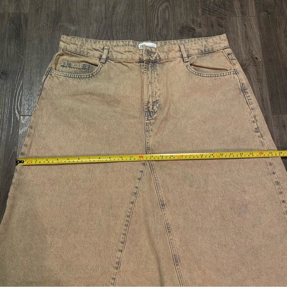 Zara overdyed denim midi skirt XXL - Picture 11 of 16
